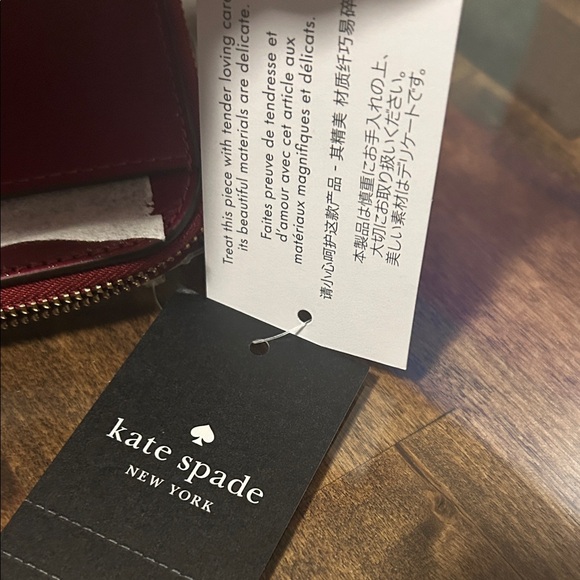 Kate Spade Cherry Red Clutch